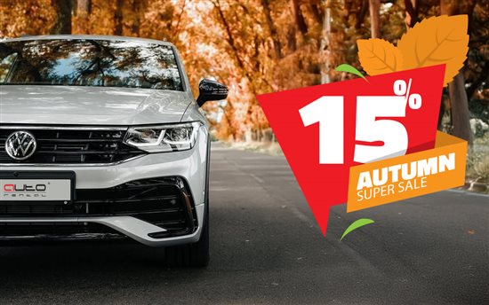 Jesenná ZĽAVA -15% 